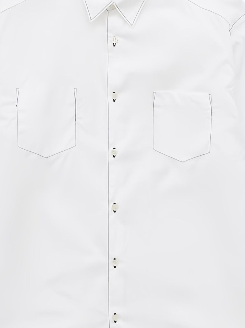 Comme des Garçons Homme pocket stitch shirt outlook