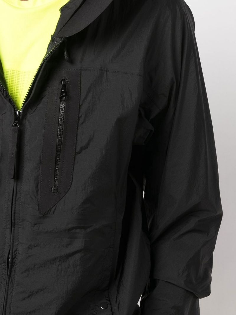 panelled hooded jacket - 5