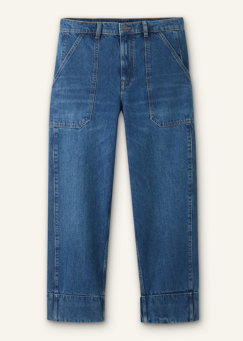 Turn-Up Straight Jean - 1