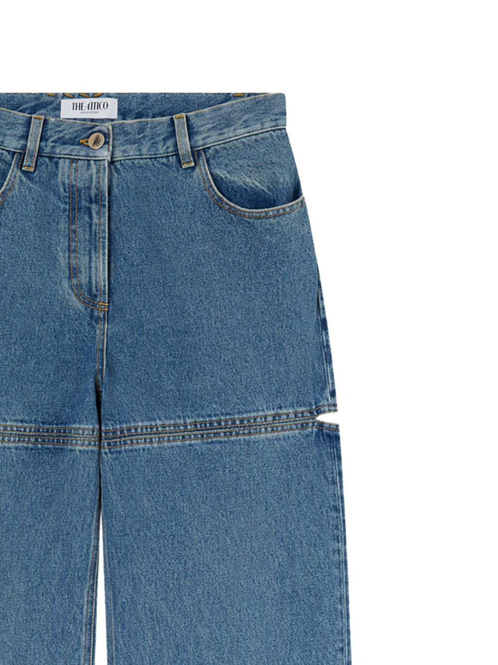 cut-out jeans - 2
