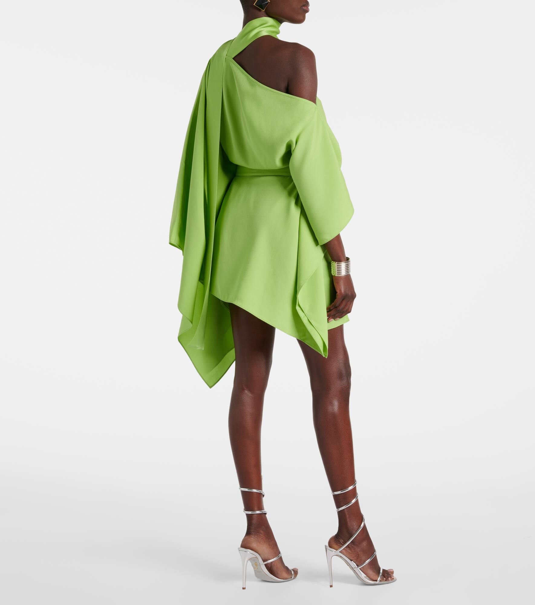 Taylor asymmetric one-shoulder kaftan - 3