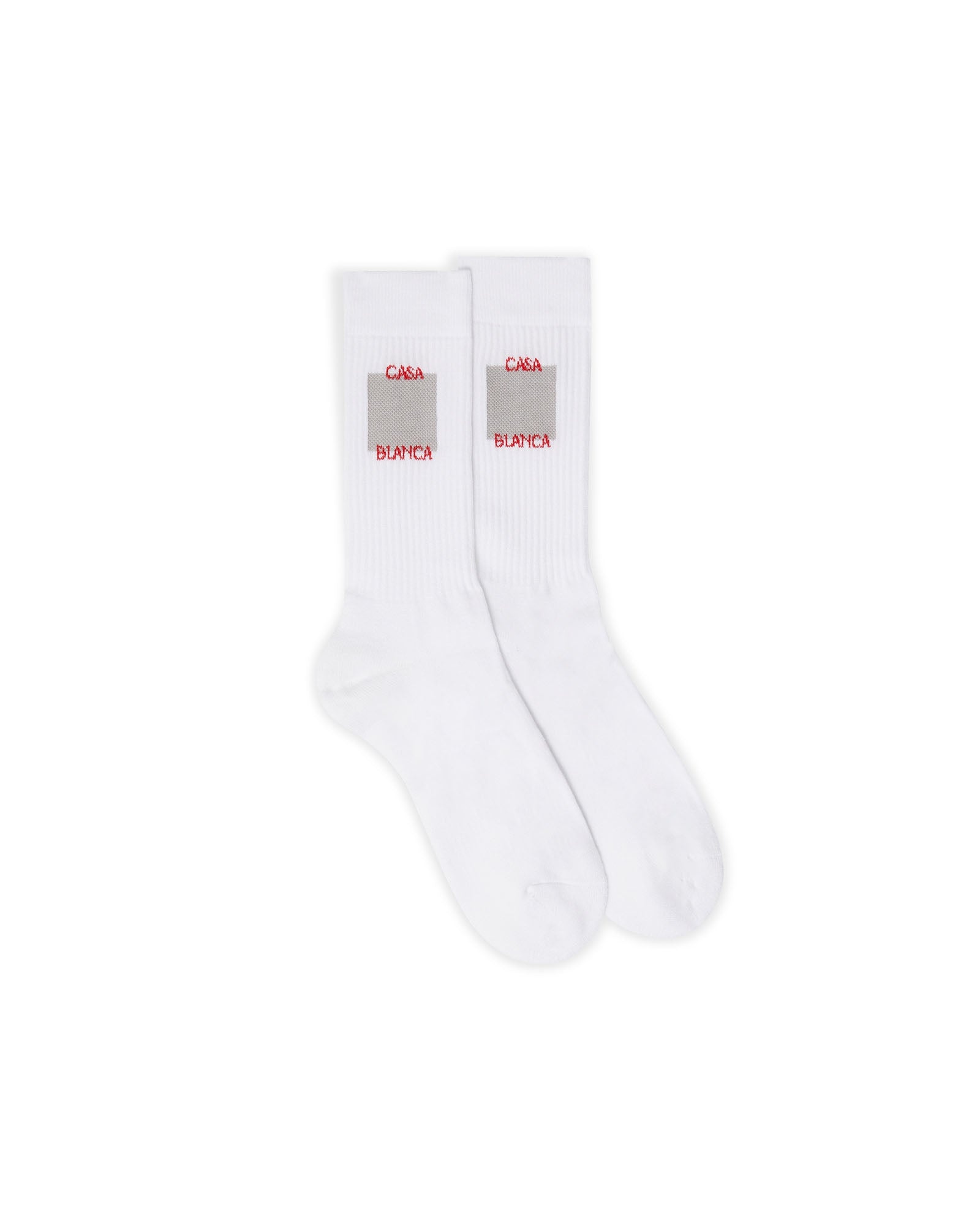 CASABLANCA Grey Casa Logo Socks | REVERSIBLE