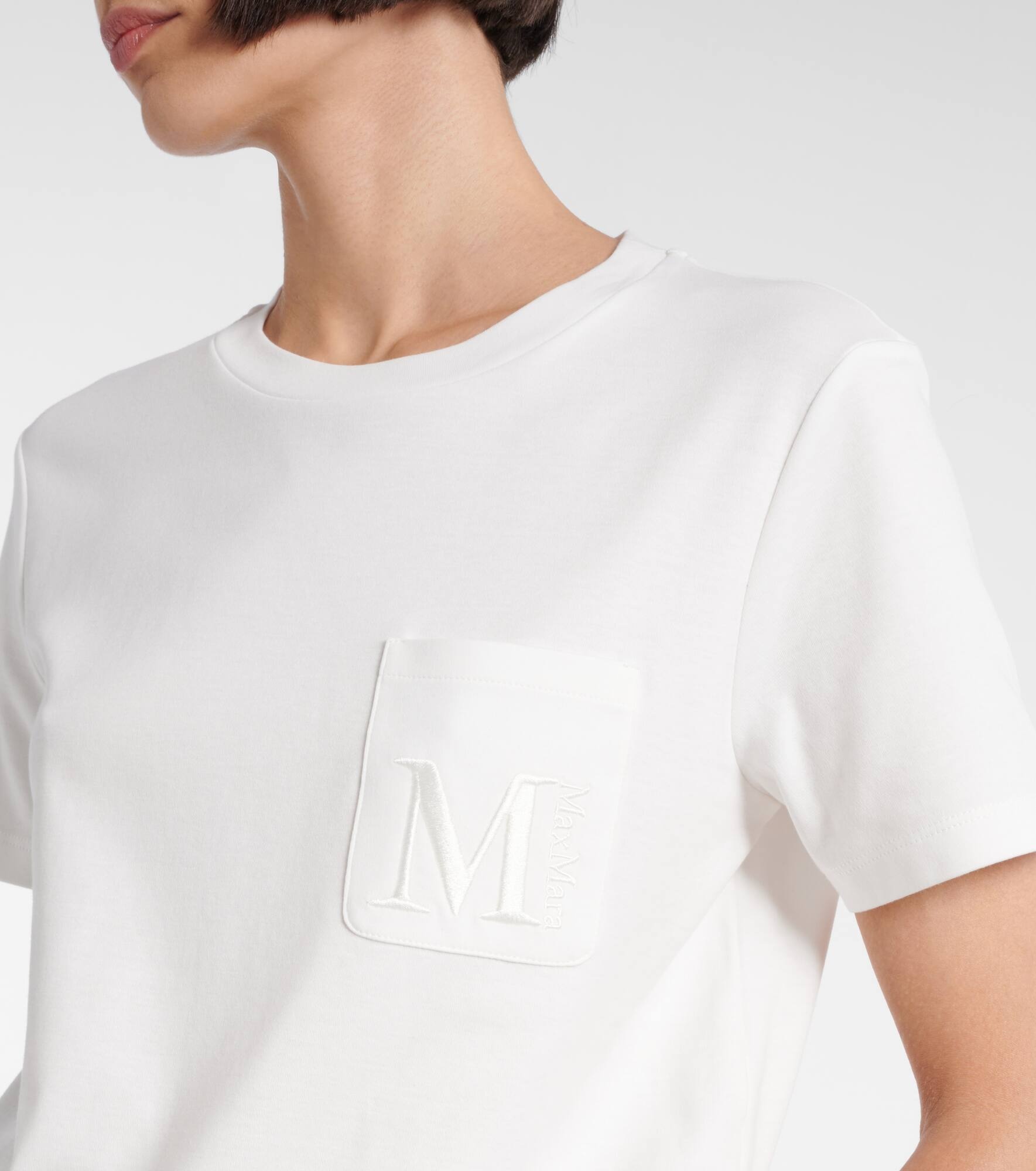 Madera embroidered cotton jersey T-shirt - 4