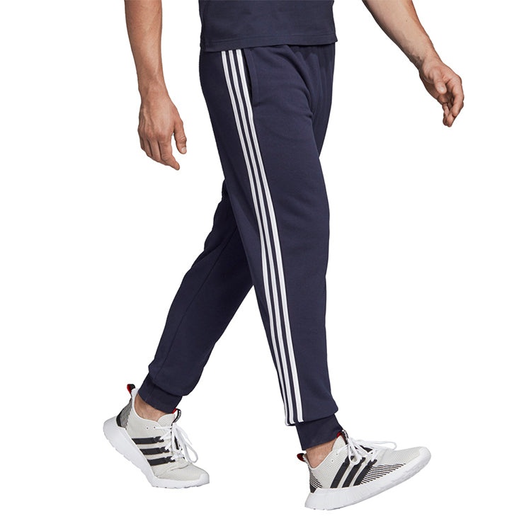 adidas E 3S T Pnt Ft Plaid Applique Sports Pants Men Blue DU0478 - 5