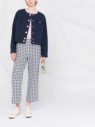 See by Chloé logo-button cropped jacket outlook