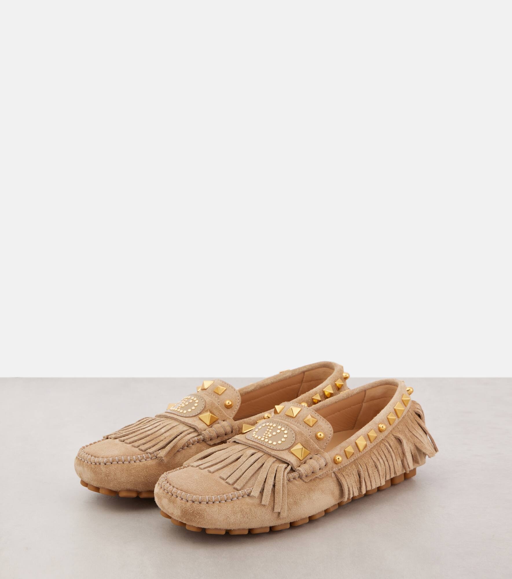 Plaster Caster suede driving shoes - 4