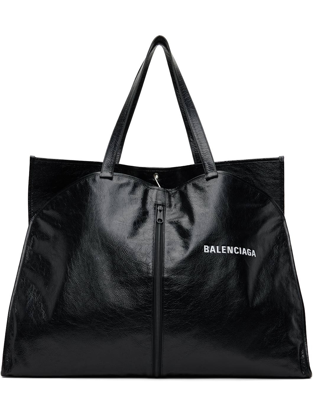 Black Shopper Garment Tote - 1