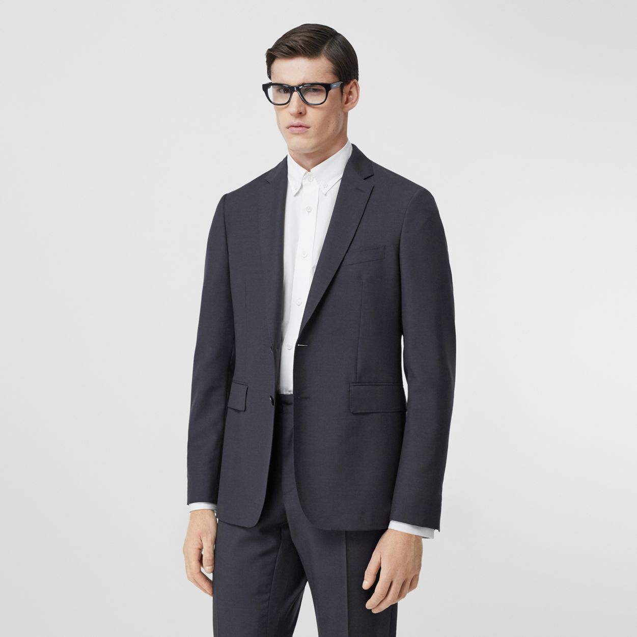 Slim Fit Wool Mohair Suit - 7