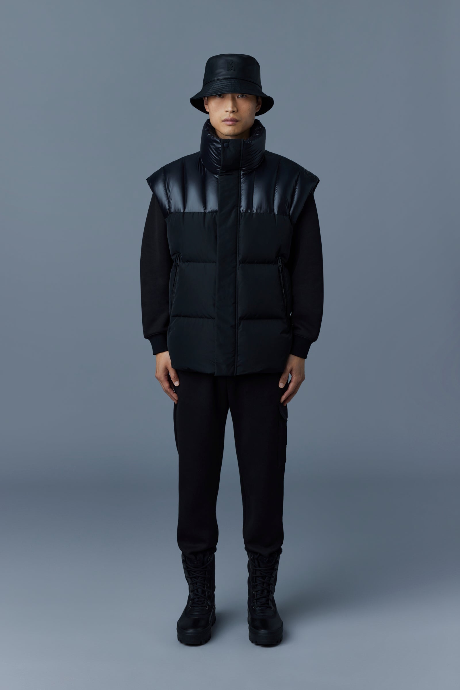 FREDERIC 2-in-1 matte duvet down jacket for men - 5