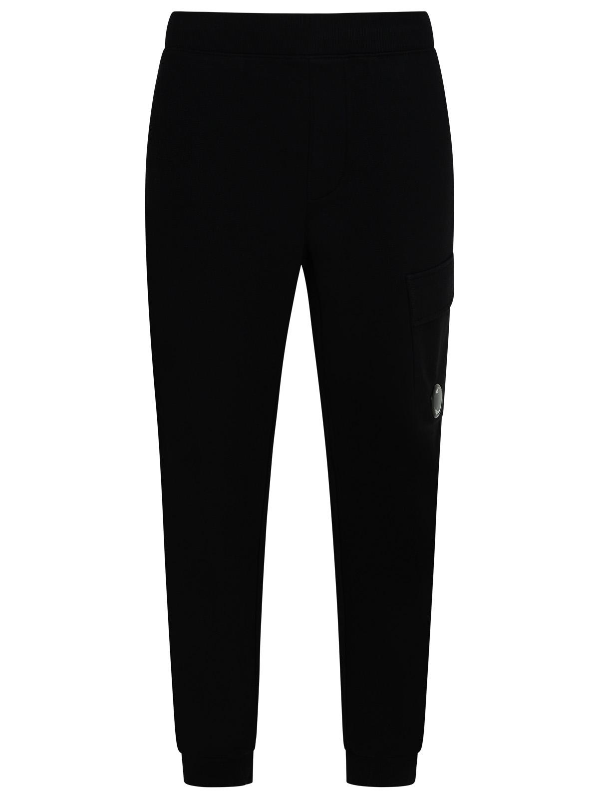 C.P. Company Black Cotton Trousers Man - 1