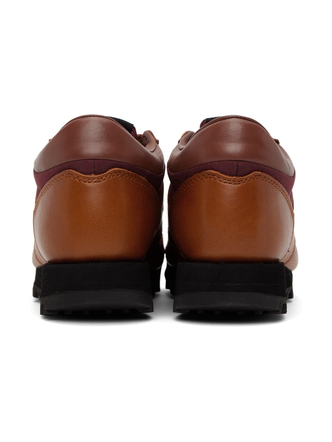 Brown & Burgundy Rainier Low Sneakers - 2