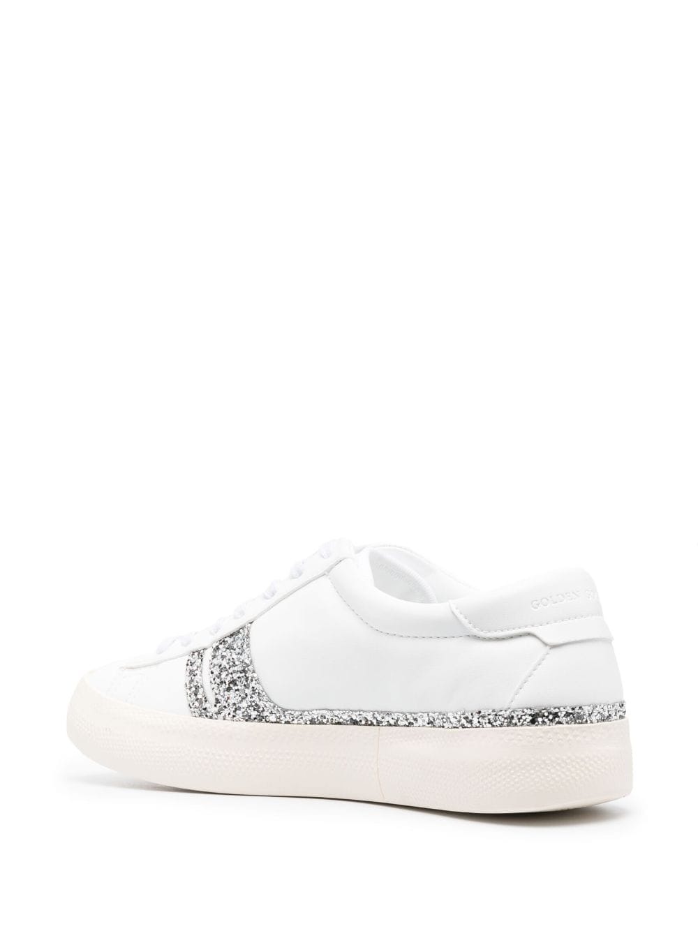 glitter-trim low-top sneakers - 3