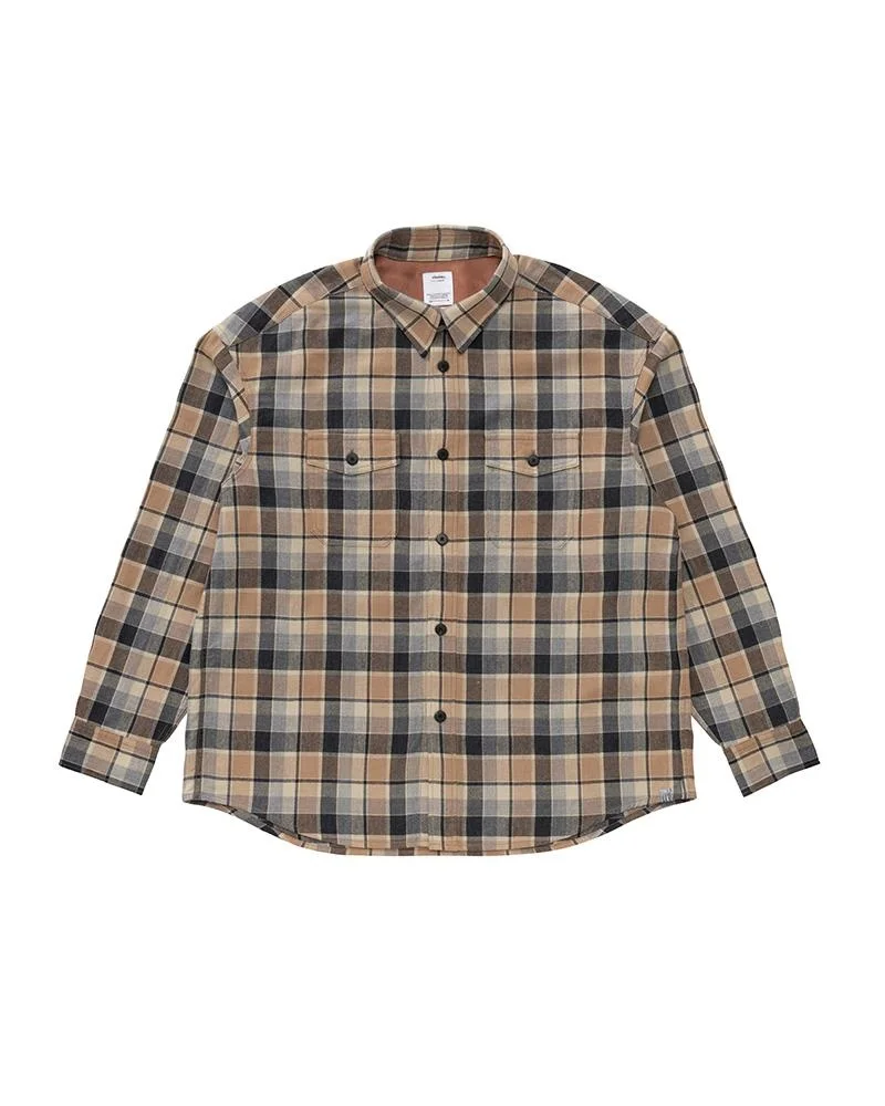LUMBER CHECK L/S (W/L) BEIGE - 1