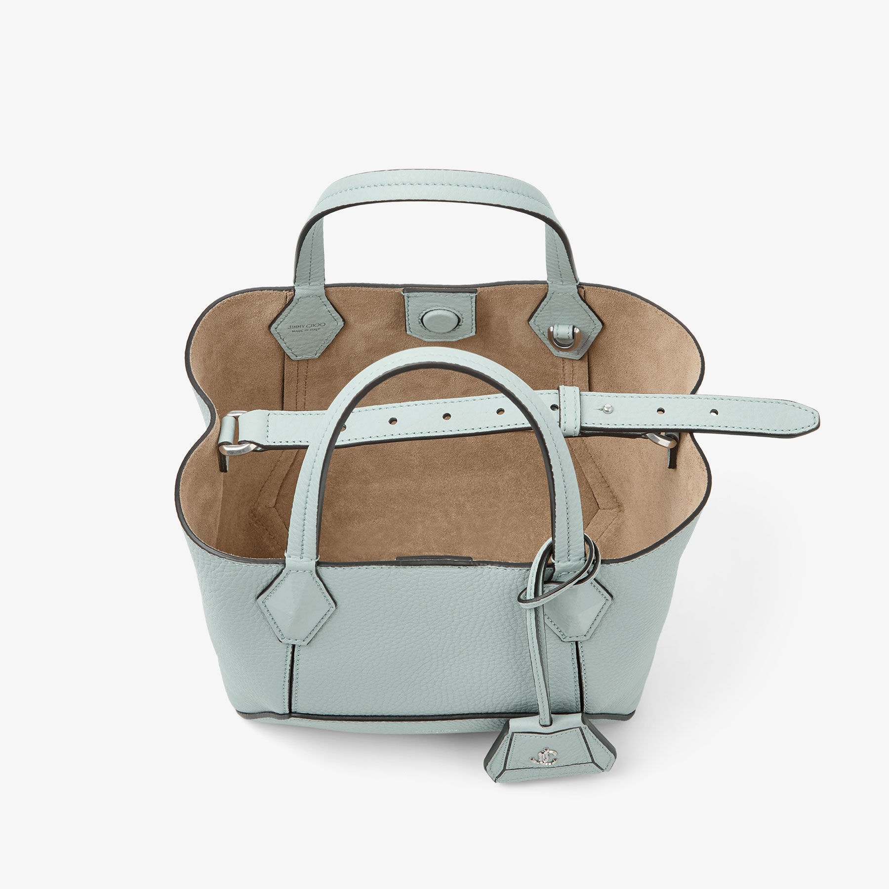 Diamond Tote S
Light Verde Calf Leather Tote Bag - 4
