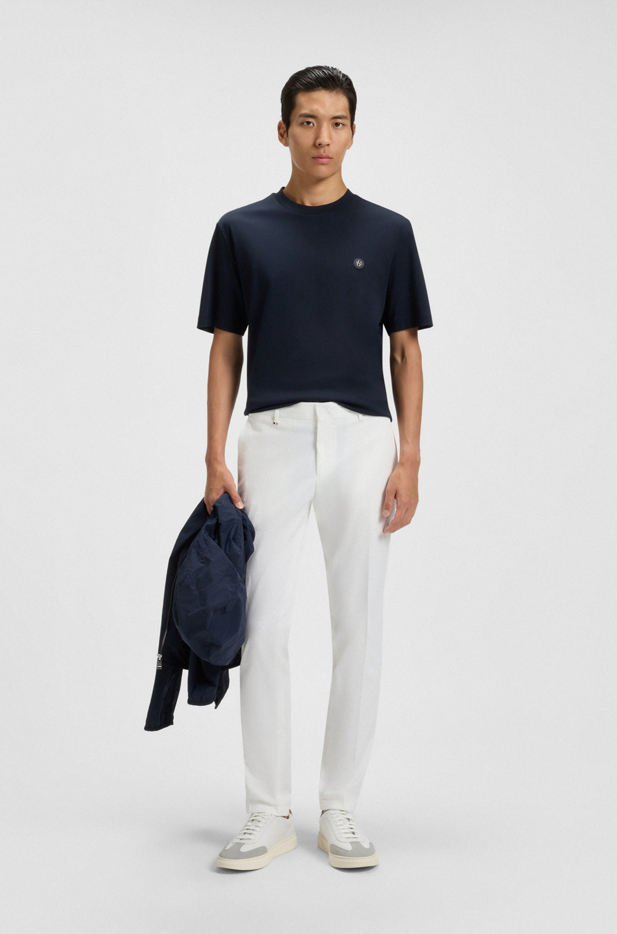 FORMAL TROUSERS IN COMFORT-STRETCH COTTON - 3