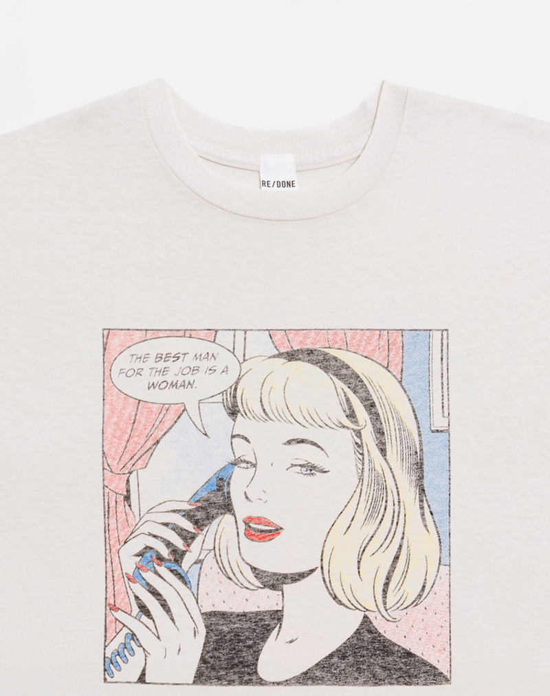 Classic "The Job" Tee - Vintage White 3