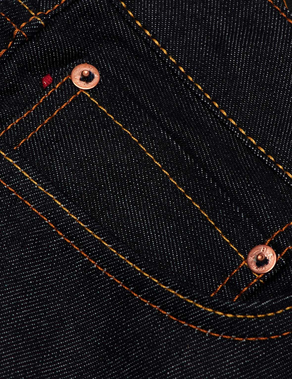 ORANGE BRUSHSTROKE DAICOCK SLIM STRAIGHT FIT JEANS #2010 - 12