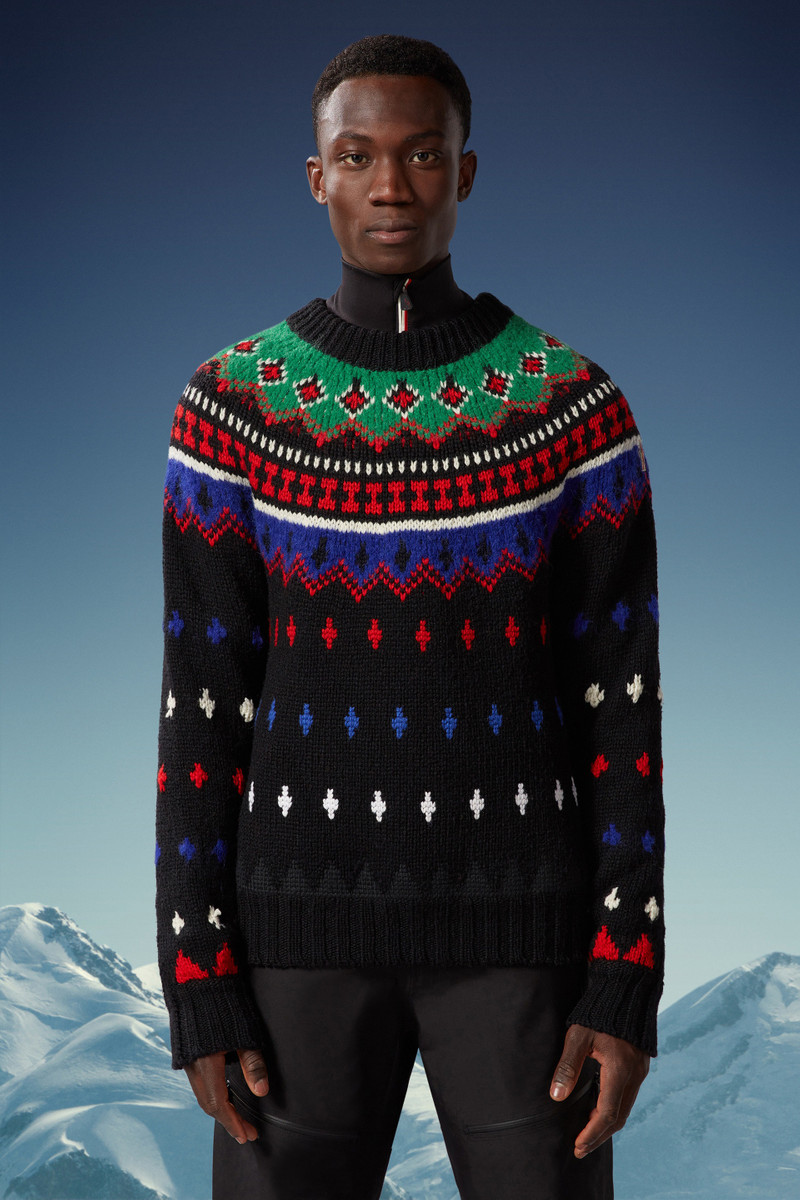Alpaca & Wool Jacquard Sweater 3