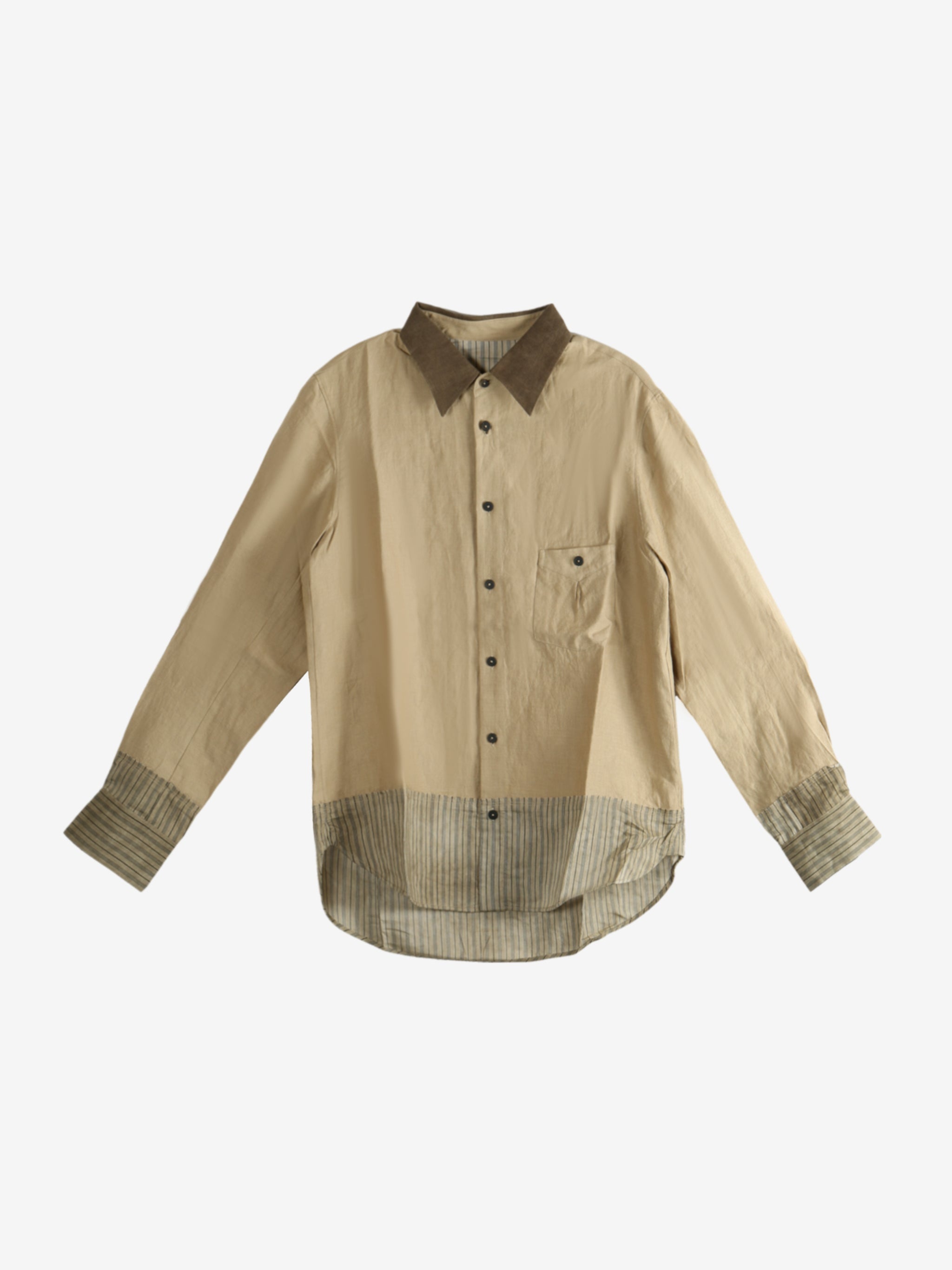 ZIGGY CHEN - Men Classic Spread Collar Shirt - 5