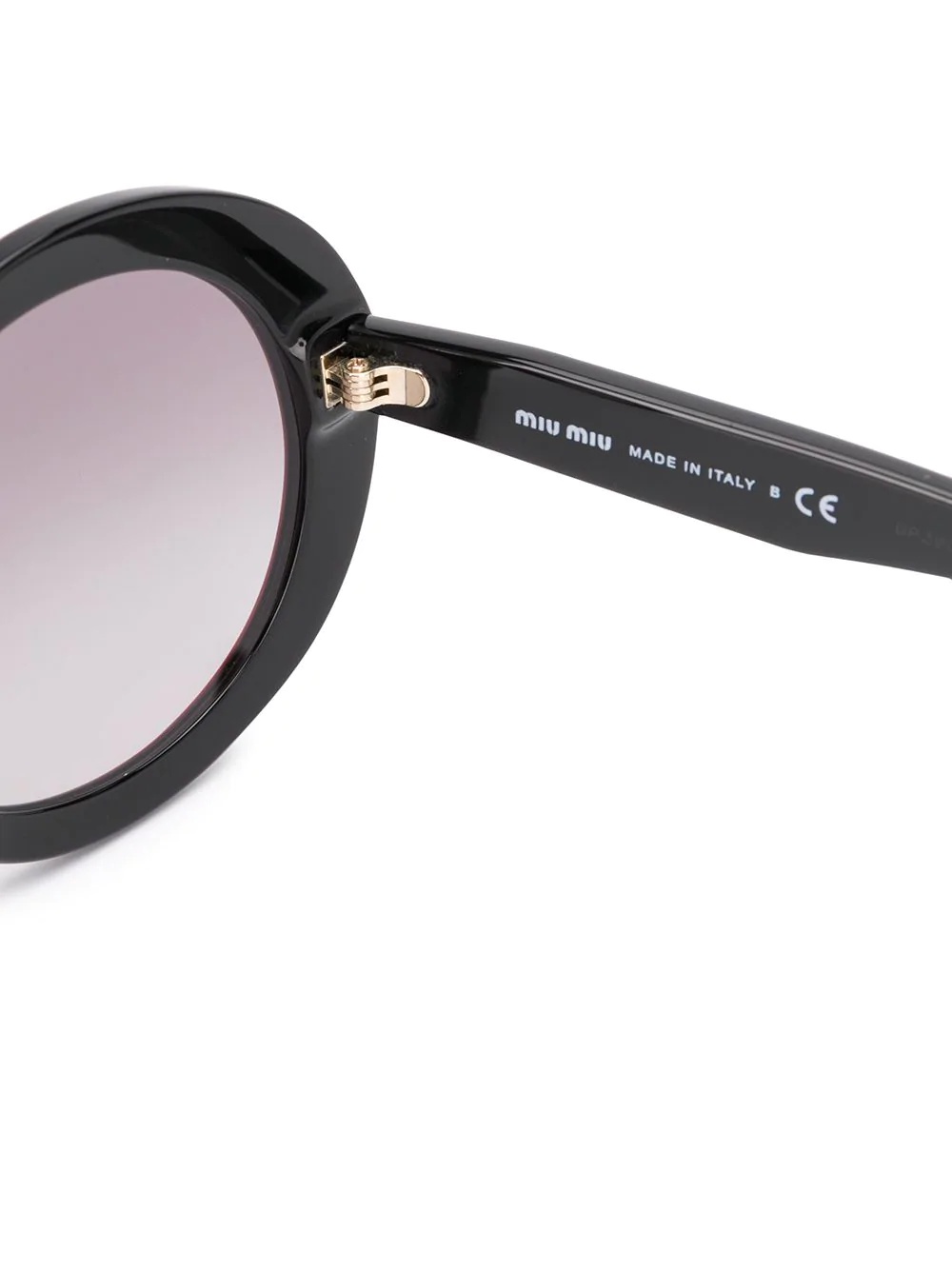 circle frame star print sunglasses - 3