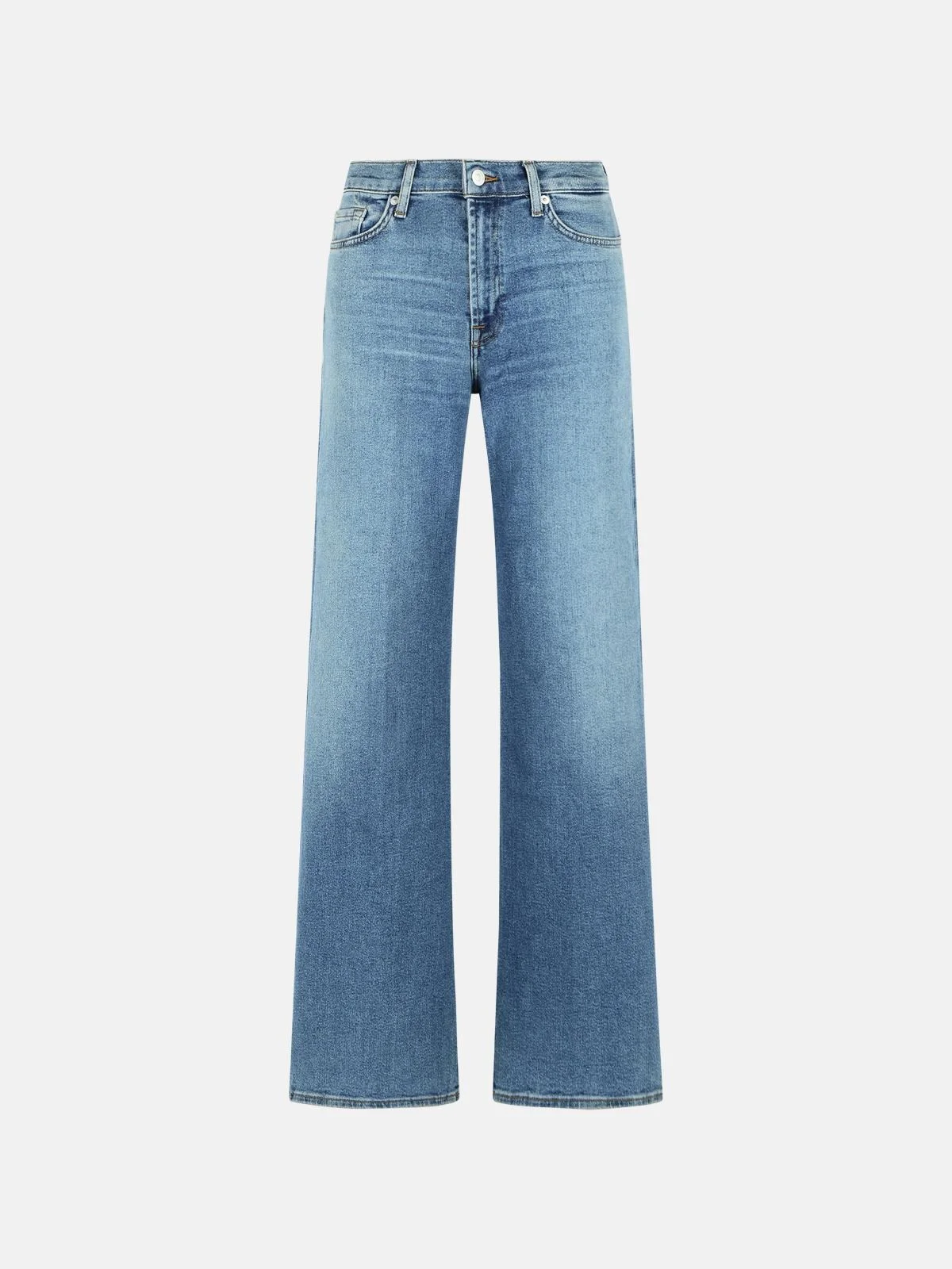 'LOTTA TAILORLESS' LIGHT BLUE COTTON MISOT JEANS - 1