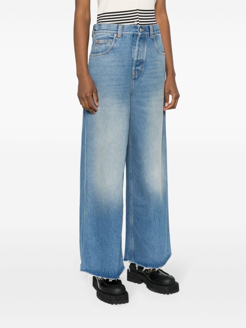 wide-leg jeans - 3