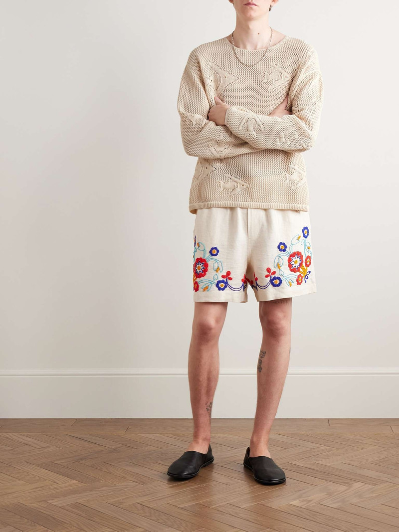 BODE Beige 천사 물고기 스웨터 outlook