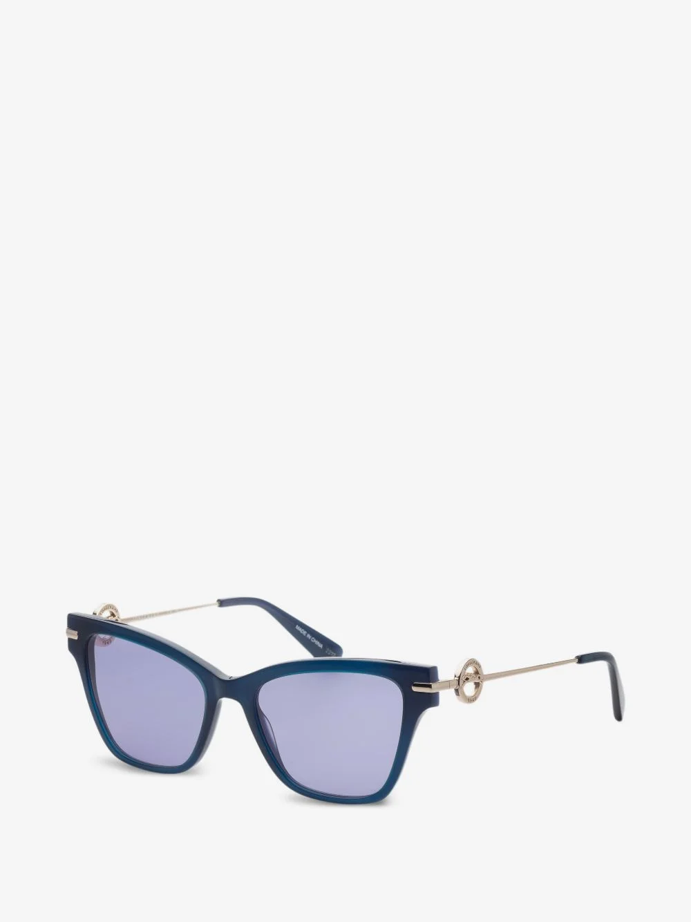 logo-plaque cat-eye sunglasses - 1