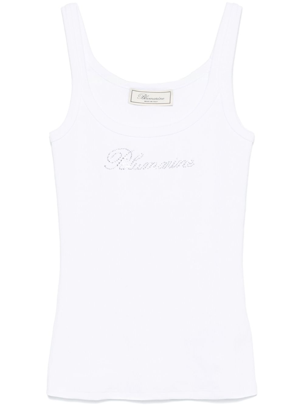 logo-appliqué tank top - 1