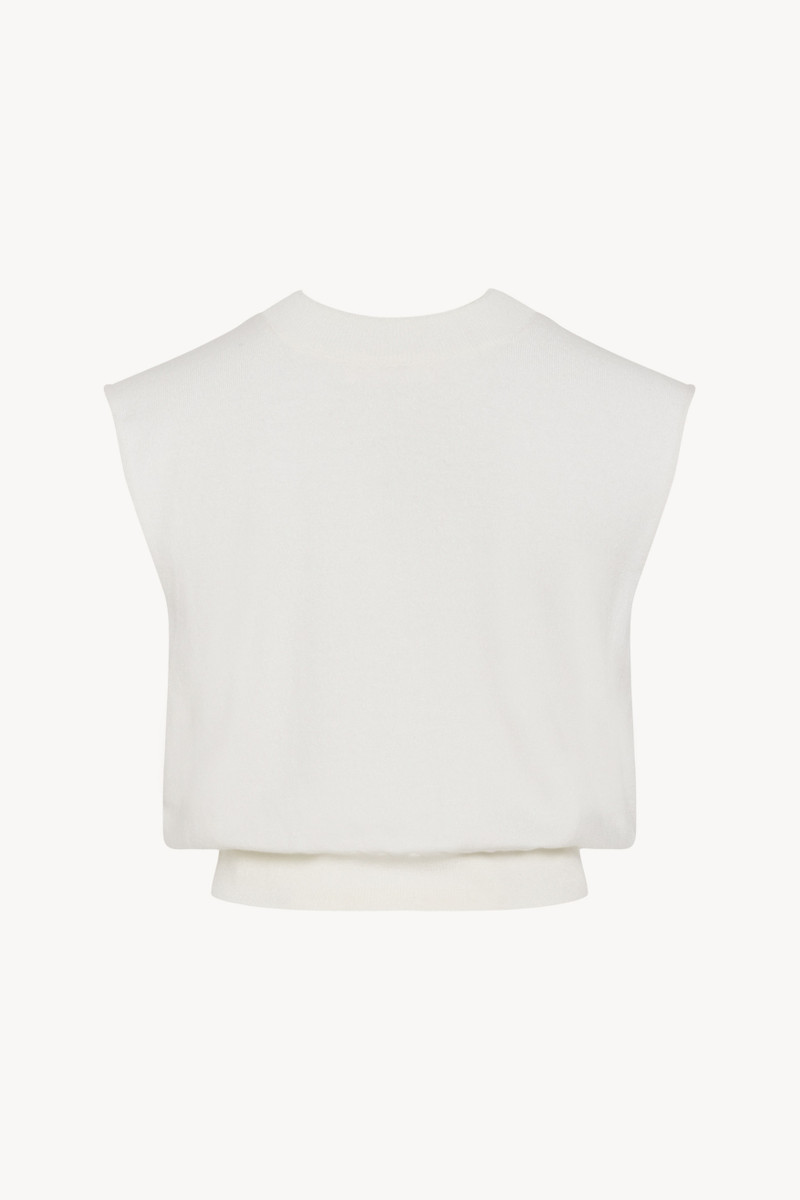 The Row Flavia Top in Wool and Silk outlook