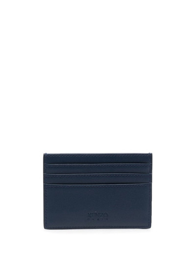 KENZO logo-print leather cardholder outlook