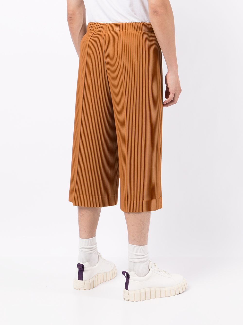 pleated cropped trousers - 4