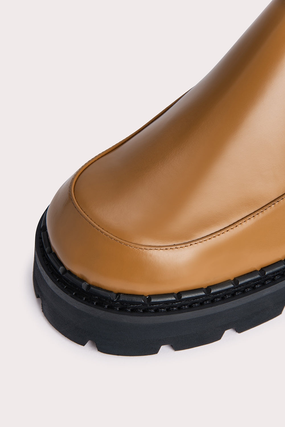 Reyna Peanut Butter Soft Semi Patent Leather - 3