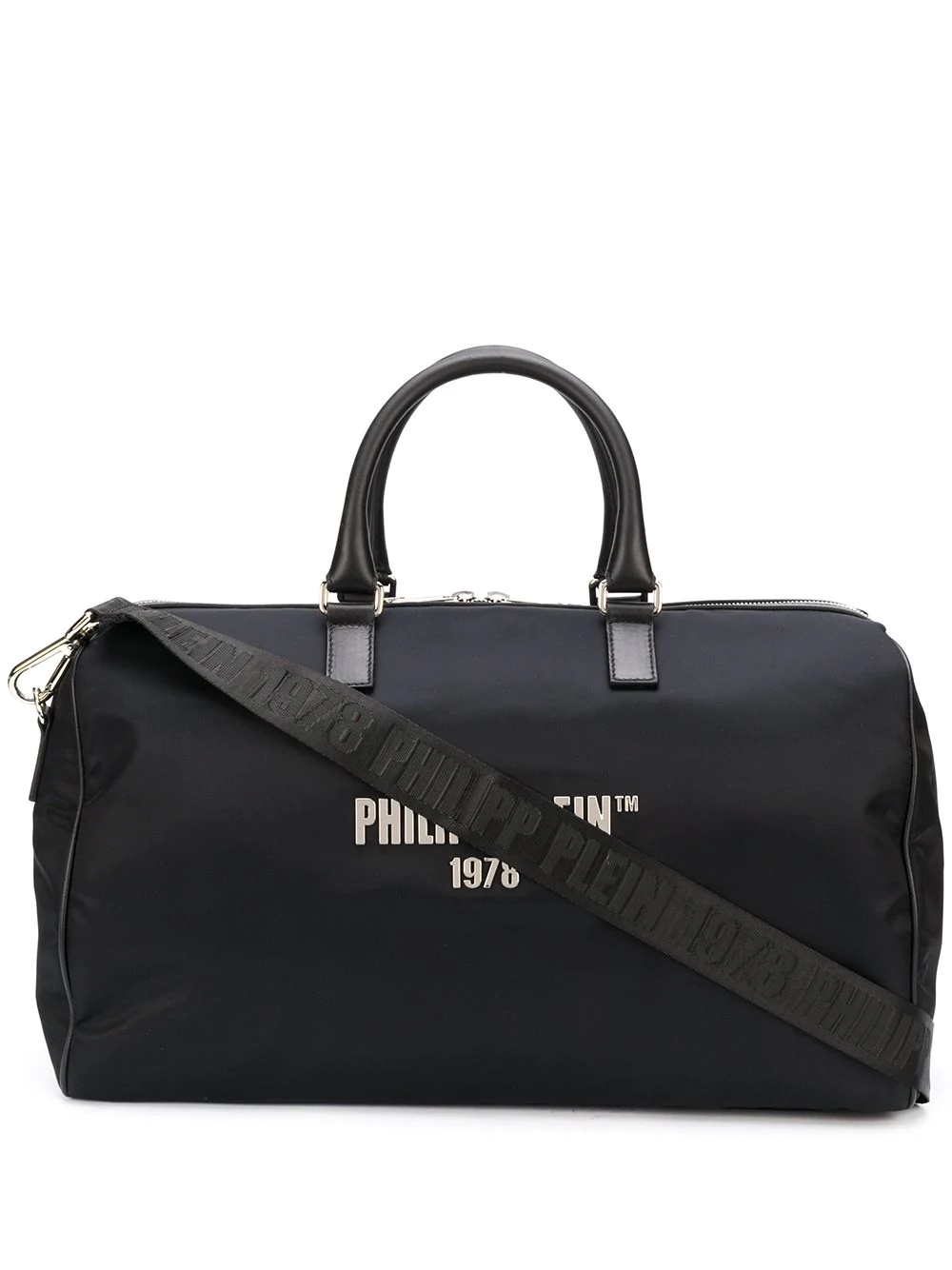 logo-print holdall bag - 1