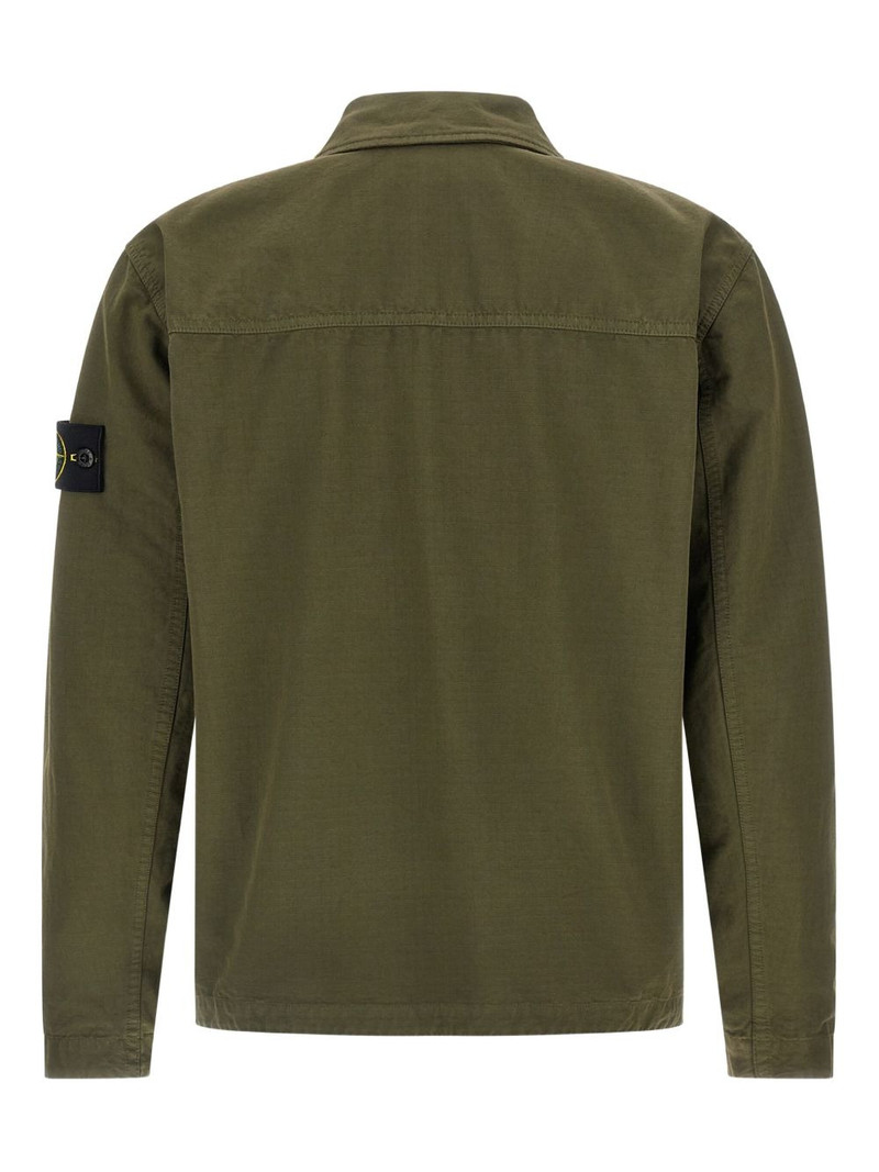 Stone Island snap-button-fastening overshirt outlook