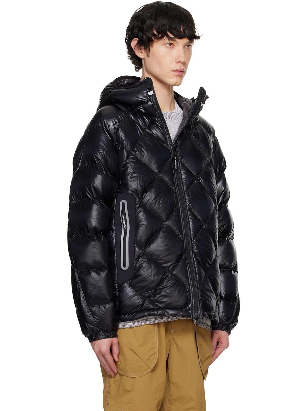 Black Diamond Stitch Down Jacket - 2