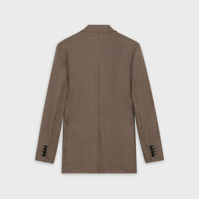 CELINE CLASSIC JACKET IN CHECKED WOOL outlook