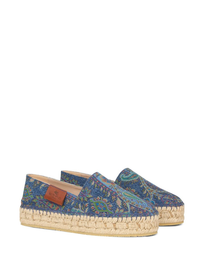 Etro denim espadrilles outlook