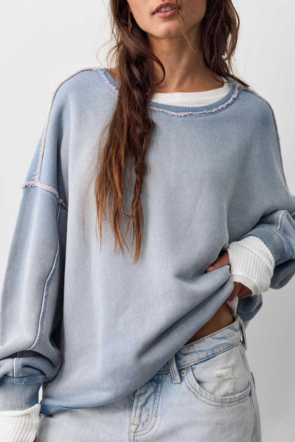 We The Free Faded Memory Long Sleeve Pullover - 1