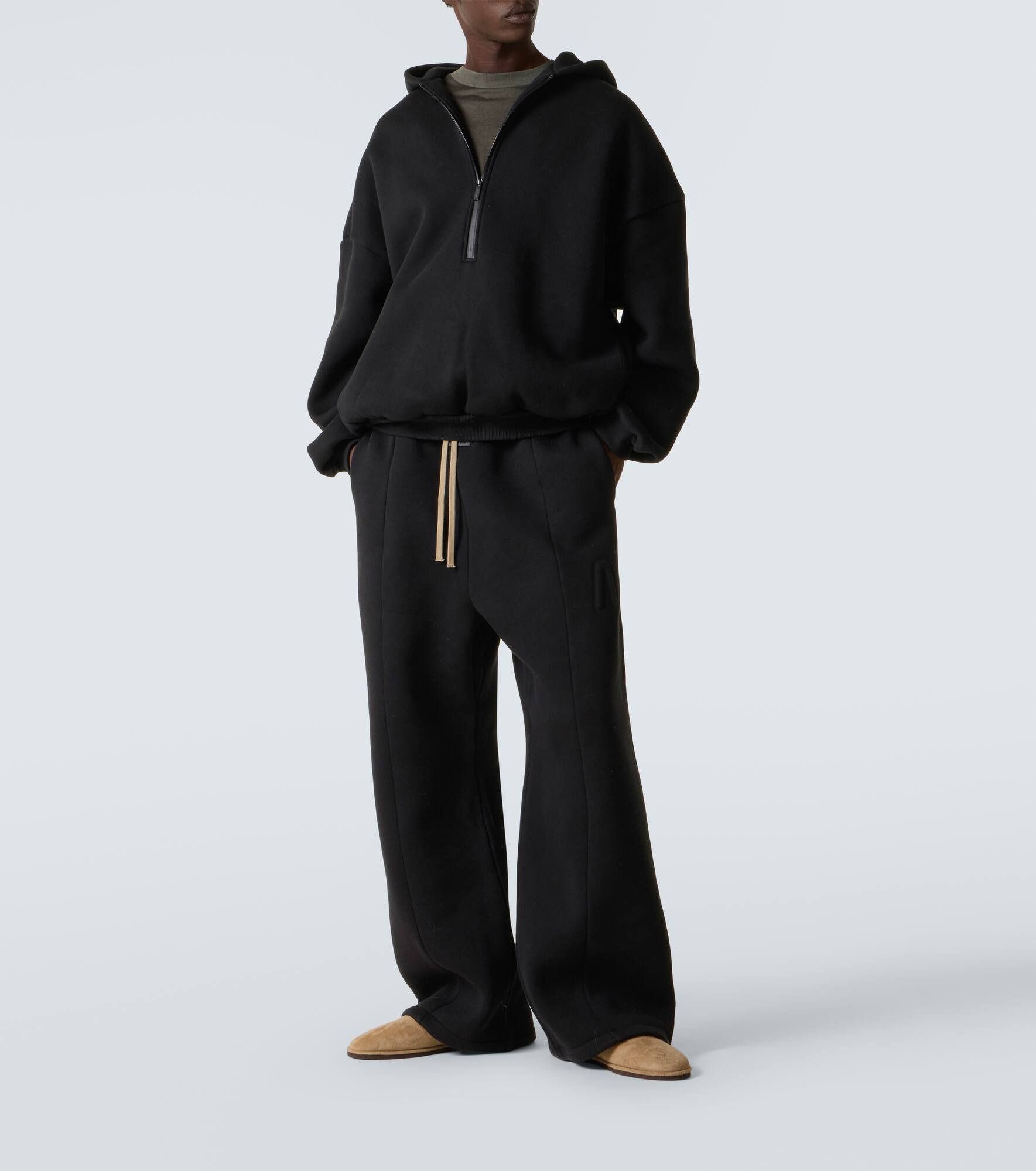 Athletic cotton-blend hoodie - 2