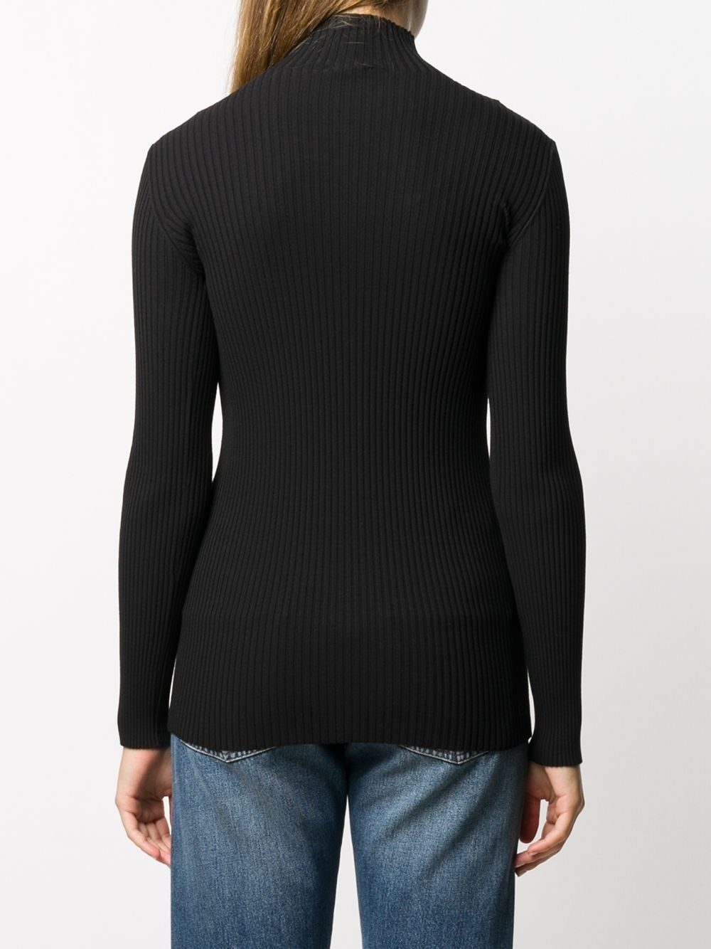 ribbed roll-neck jumper - 4