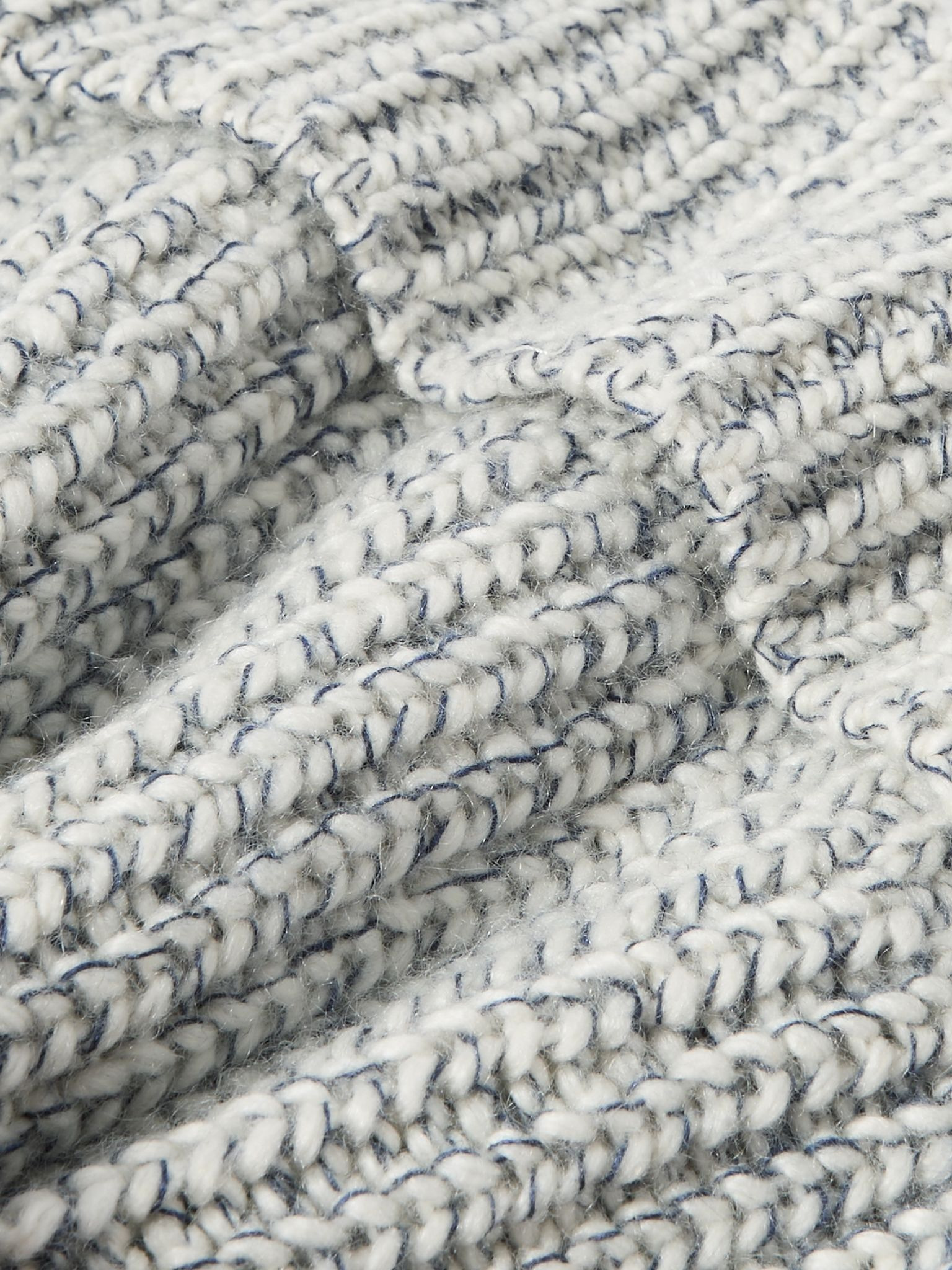 Brushed Ribbed-Knit Beanie Blue - 3