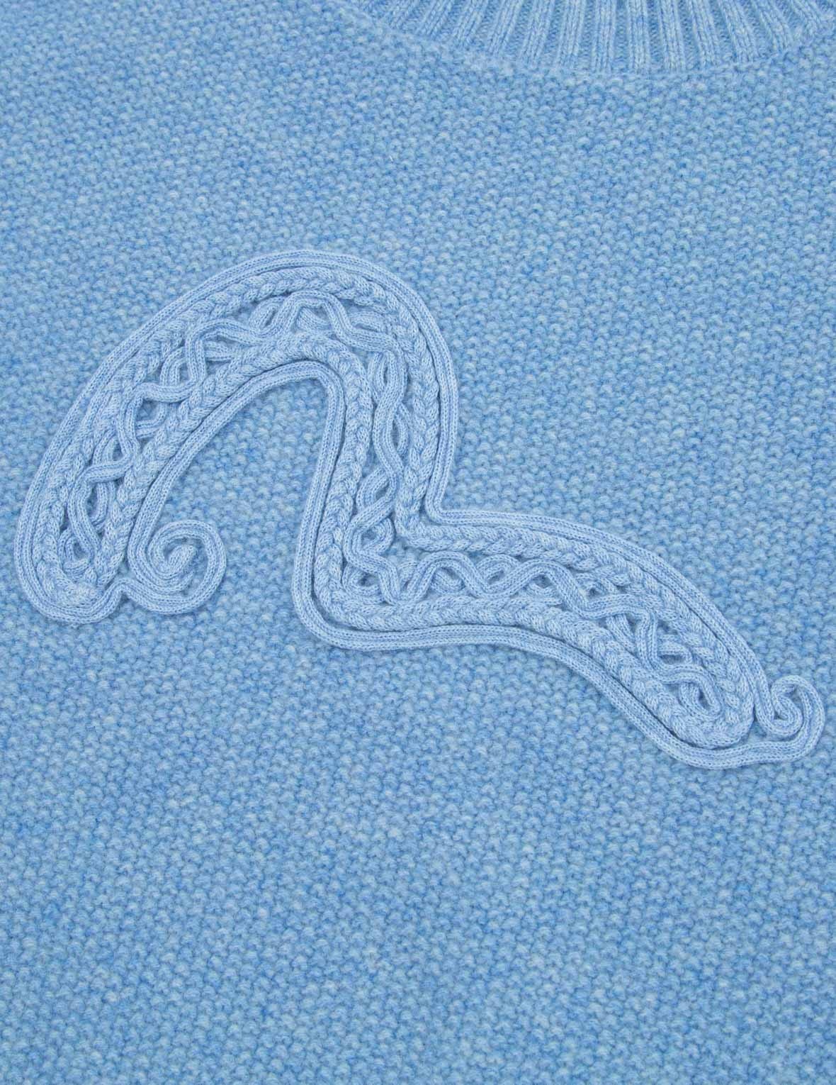 TEXTURE SEAGULL KNITTED SWEATER - 7