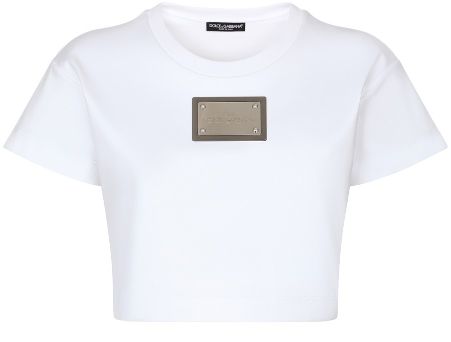 KIM DOLCE&GABBANA Cropped T-shirt - 1