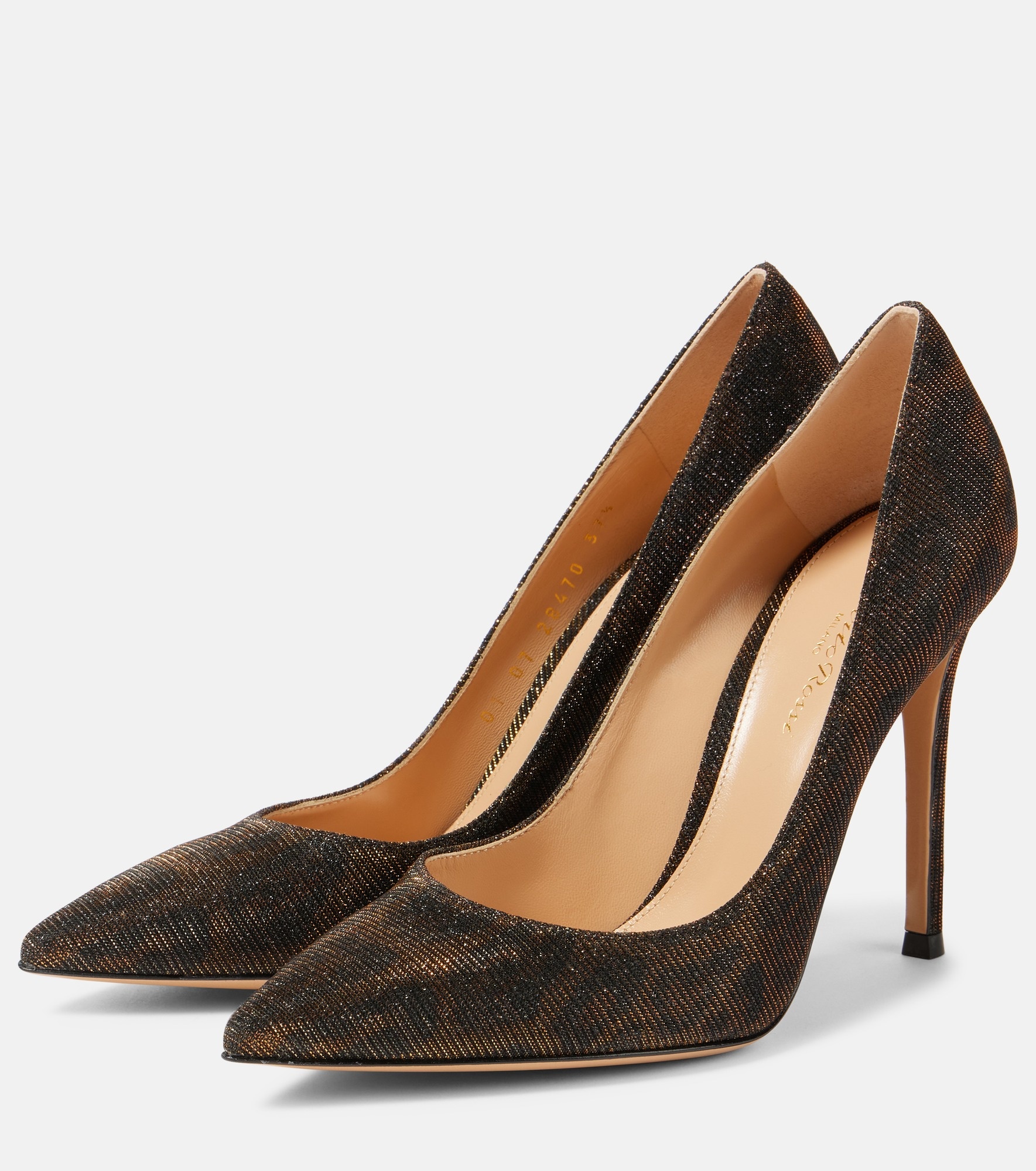 Gianvito 105 leopard-print pumps - 5