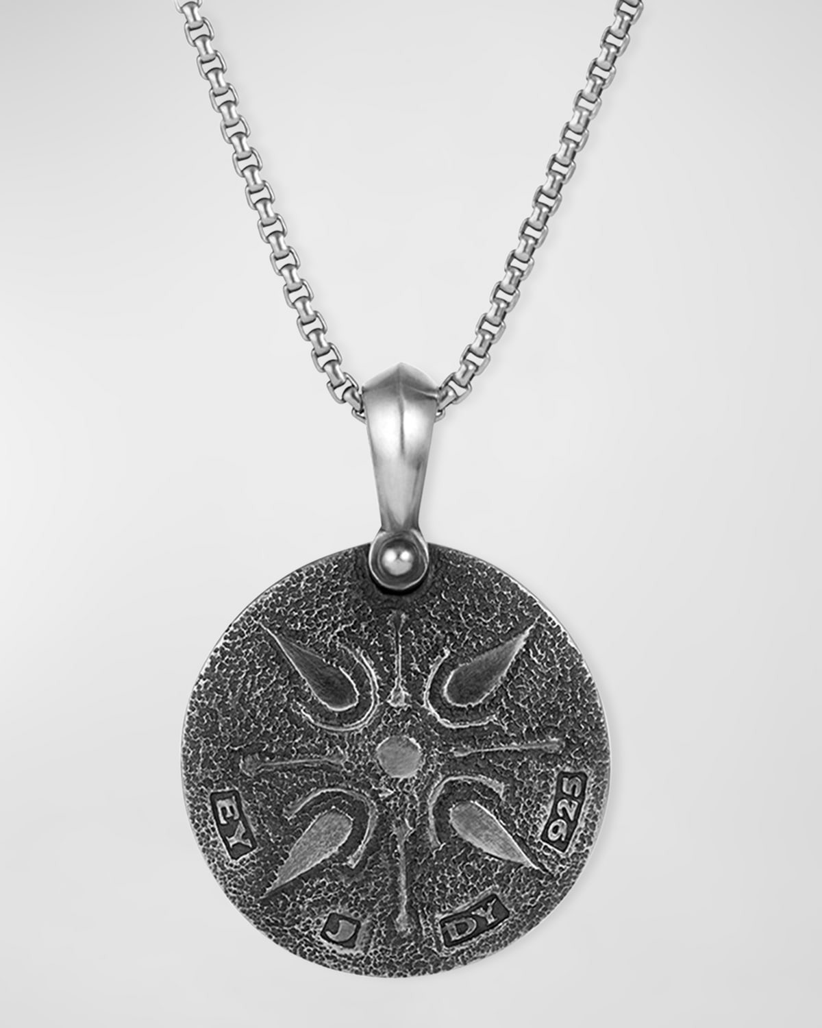 Men's Petrvs Lion Pendant in Silver, 35mm - 2