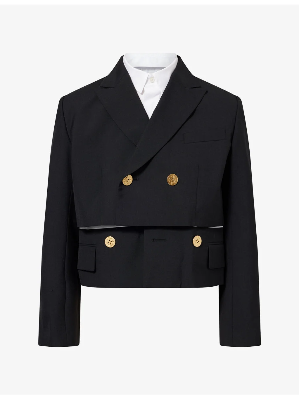 Suiting Overlay Woven Jacket - 1