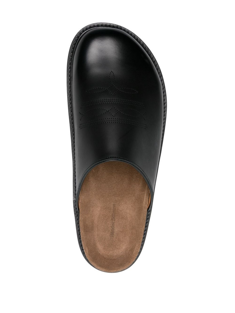 Comfy Cheak leather slides 4