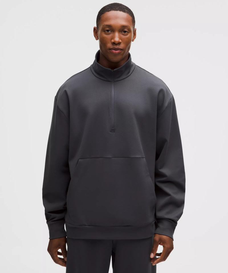 Heavyweight Soft Jersey Half Zip 1