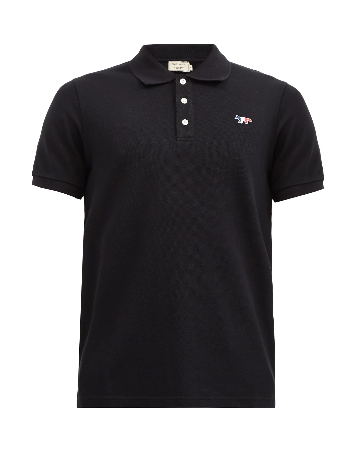 Tricolor fox logo polo shirt - 1